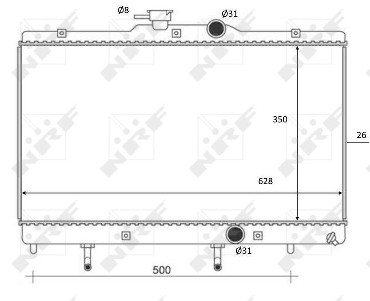 NRF 59078 - Chladič vody -