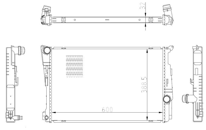 NRF 59228 - Chladič vody -