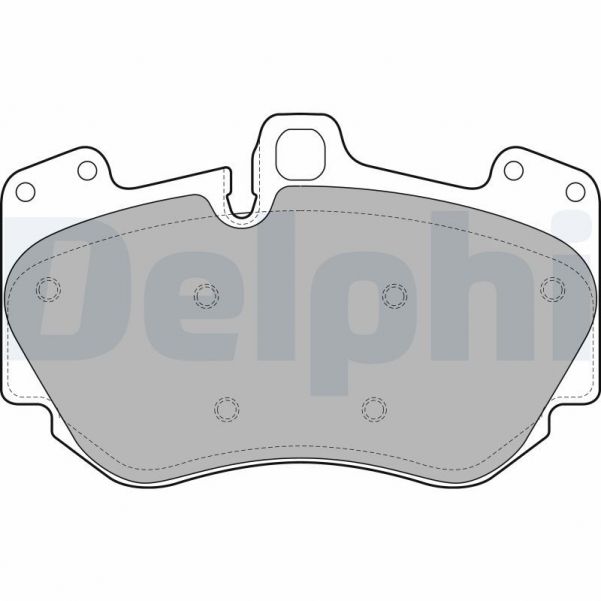 Delphi LP2120 - Brzdové platničky -