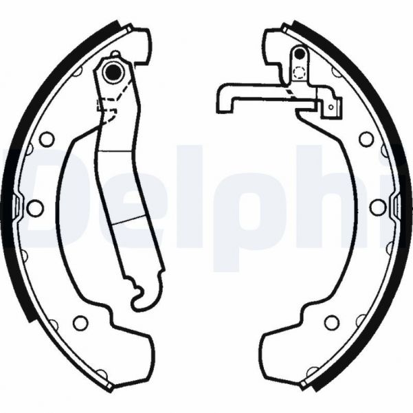 Delphi LS1403 - Brzdové čeľuste -