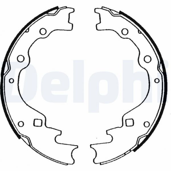 Delphi LS1476 - Brzdové čeľuste -