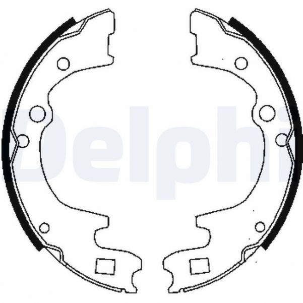 Delphi LS1477 - Brzdové čeľuste -