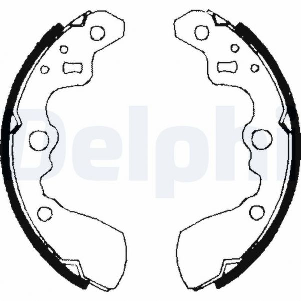 Delphi LS1710 - Brzdové čeľuste -