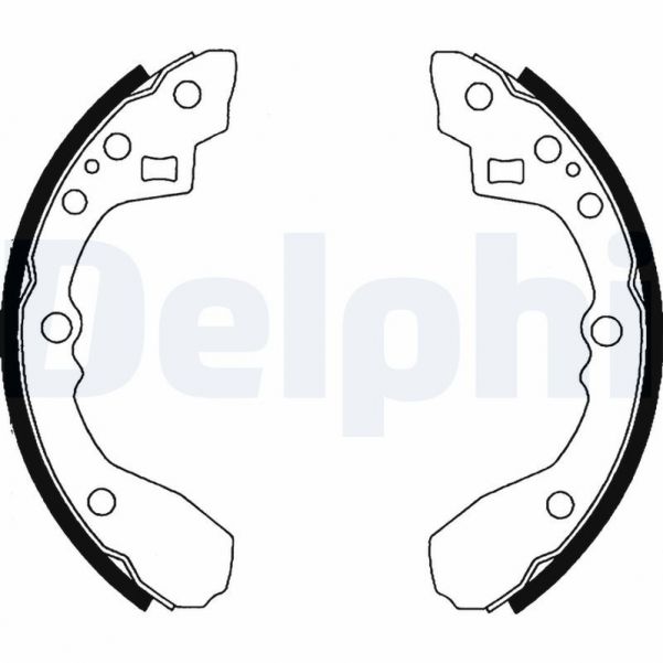 Delphi LS1824 - Brzdové čeľuste -