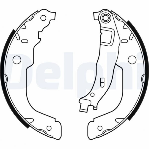 Delphi LS2000 - Brzdové čeľuste -
