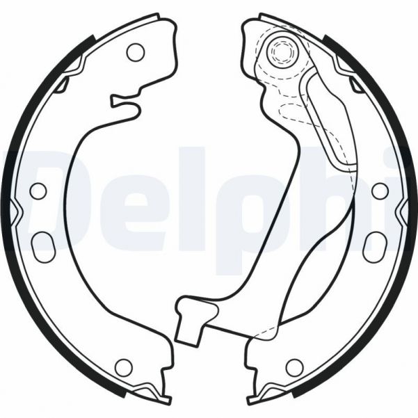 Delphi LS2003 - Brzdové čeľuste -