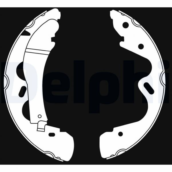 Delphi LS2019 - Brzdové čeľuste -