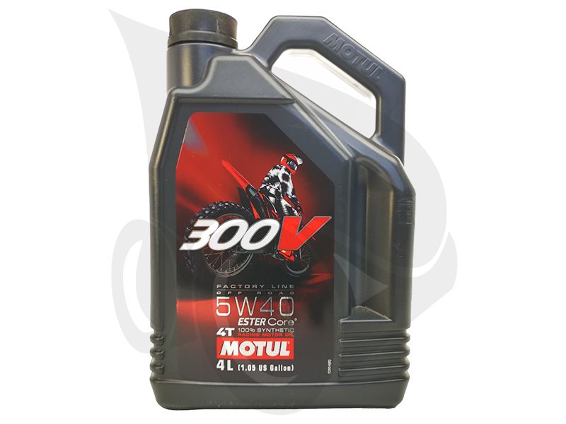 Motul 300V Factory Line Off Road 4T 5W-40, 4L