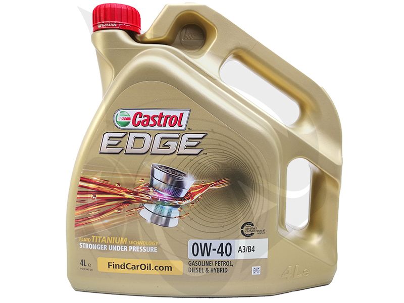 Castrol EDGE A3/B4 0W-40, 4L