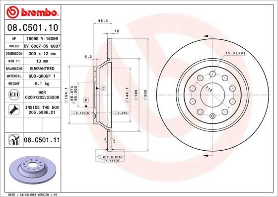 Brembo 08.C501.11