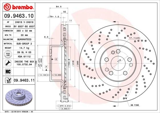 Brembo 09.9463.11