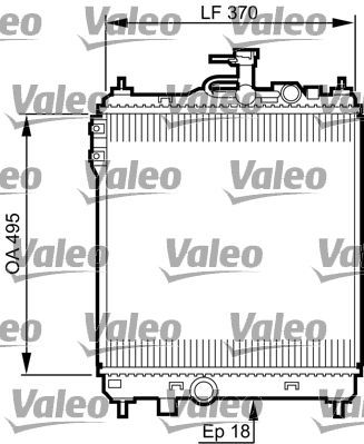 Valeo 734914 - Chladič vody -
