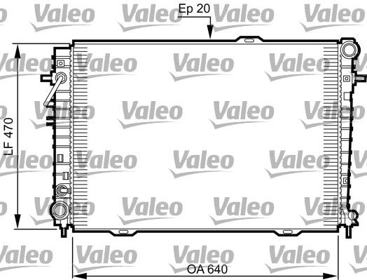 Valeo 735507 - Chladič vody -