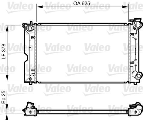 Valeo 735567 - Chladič vody -