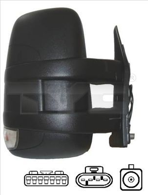 TYC 315-0015 - Spätné zrkadlo -