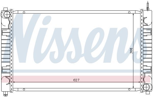 Nissens 62634 - Chladič vody -