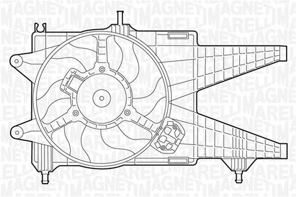 Magneti Marelli 069422020010 - Ventilátor motora -