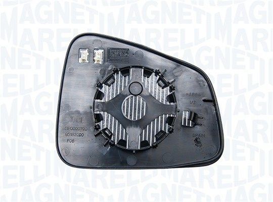 Magneti Marelli 182209012800 - Sklo spätného zrkadla -