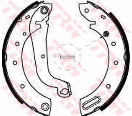 TRW GS8625 - Brzdové čeľuste -