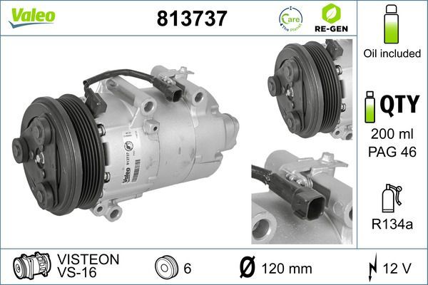 Valeo 813737 - Kompresor -