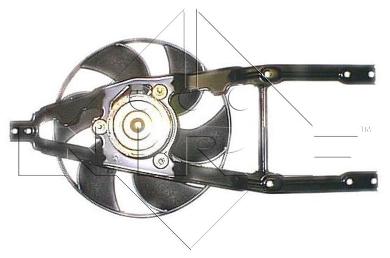 NRF 47227 - Ventilátor motora -