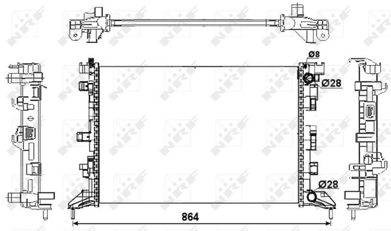 NRF 53066 - Chladič vody -
