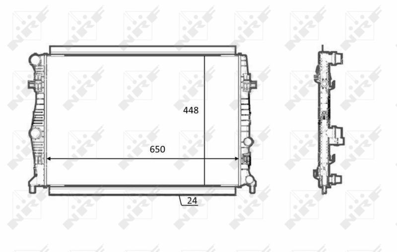 NRF 58398 - Chladič vody -