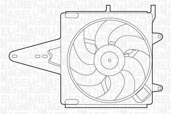 Magneti Marelli 069422202010 - Ventilátor motora -