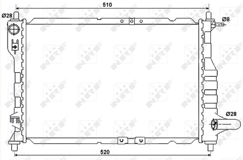 NRF 53068 - Chladič vody -