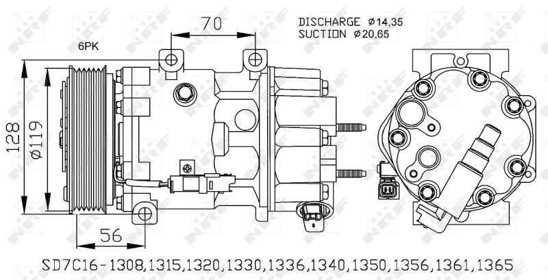NRF 32772 - Kompresor -