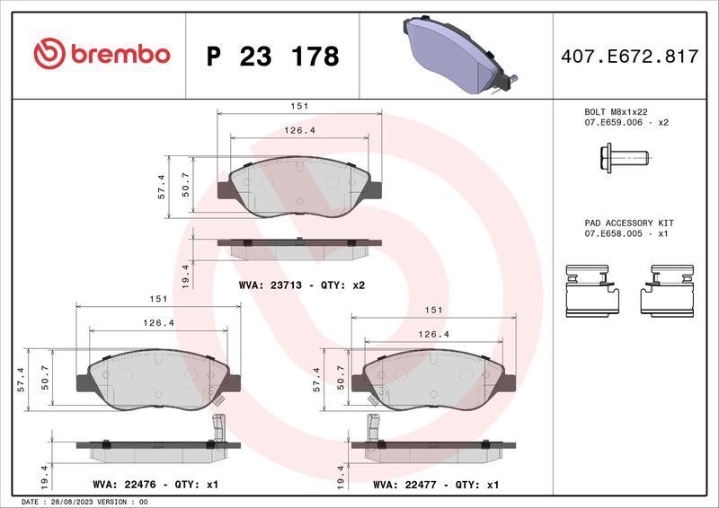 Brembo P 23 178