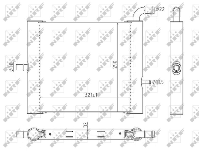 NRF 59176 - Chladič vody -