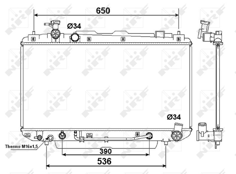 NRF 58415 - Chladič vody -