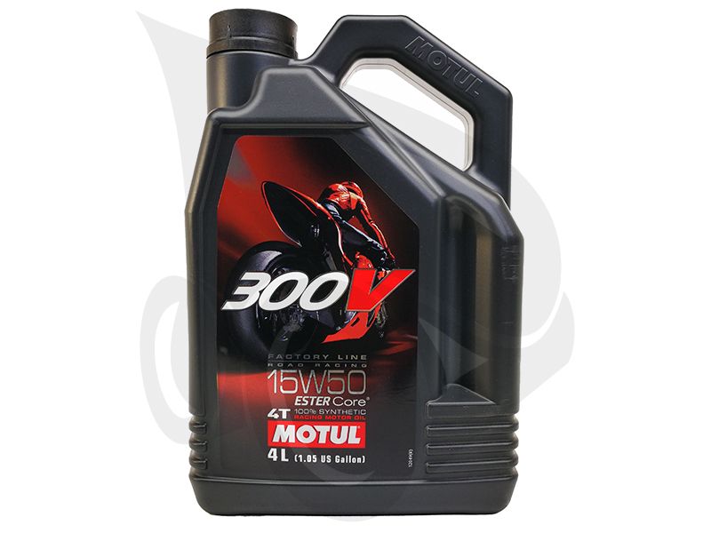 Motul 300V Factory Line Road Racing 4T 15W-50, 4L