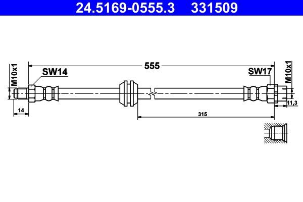 ATE 24.5169-0555.3