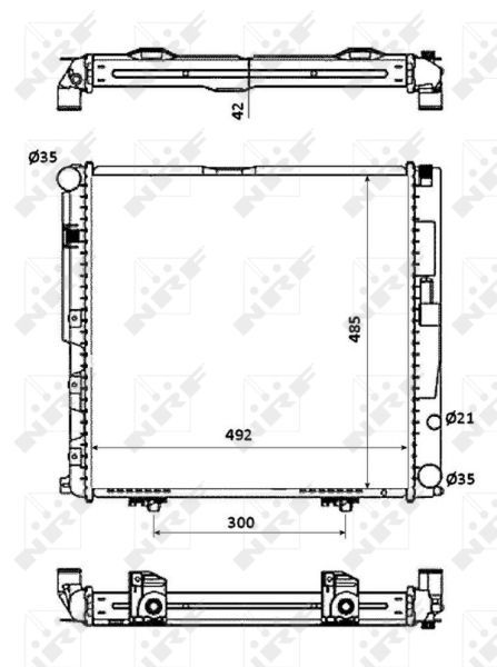 NRF 53876 - Chladič vody -