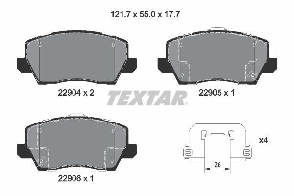 Textar 2290401