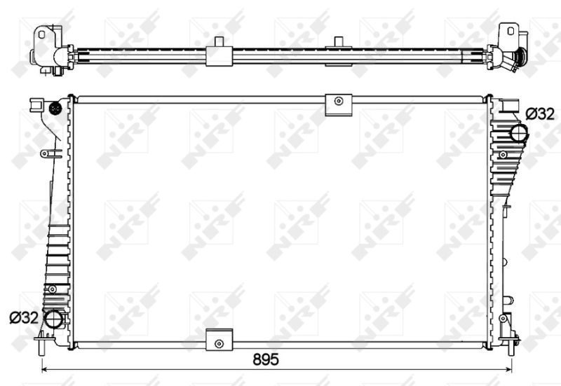 NRF 53123 - Chladič vody -