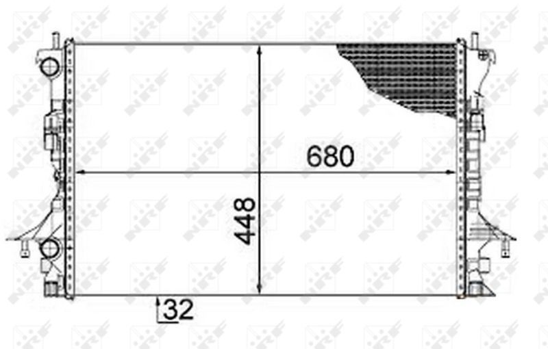 NRF 58479 - Chladič vody -