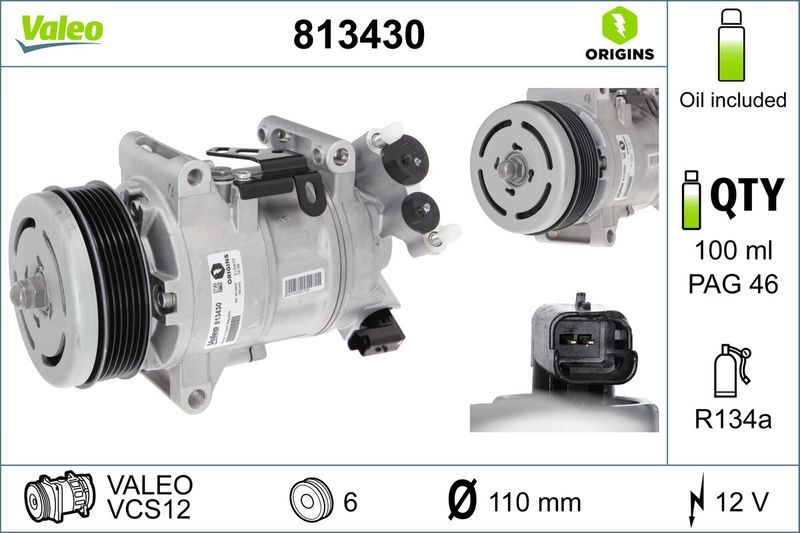 Valeo 813430 - Kompresor -