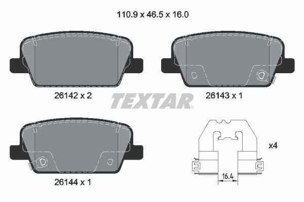 Textar 2614201