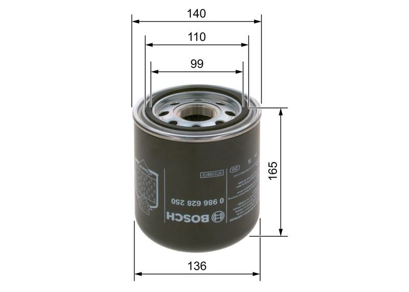 Bosch 0 986 628 250 -  -