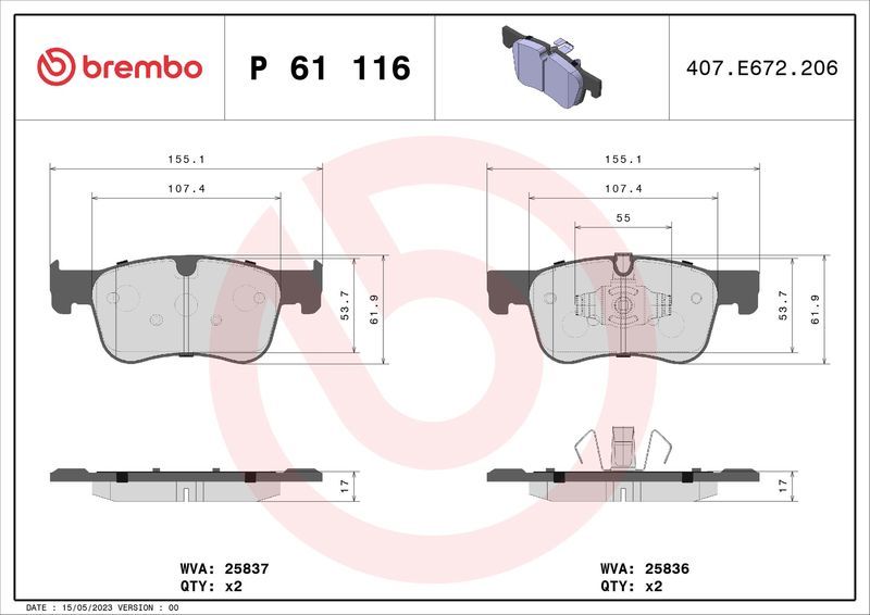 Brembo P 61 116