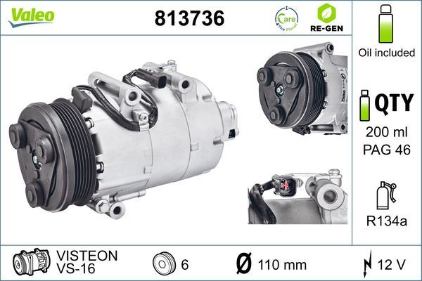 Valeo 813736 - Kompresor -