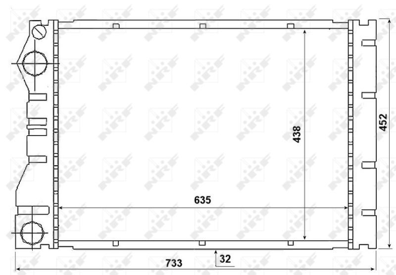 NRF 53975 - Chladič vody -