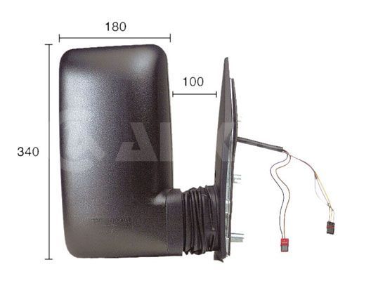 Alkar 9228977 - Spätné zrkadlo -