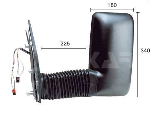 Alkar 9247977 - Spätné zrkadlo -