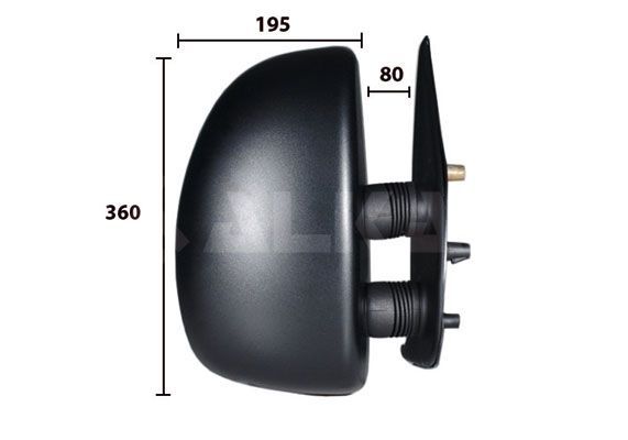 Alkar 9255961 - Spätné zrkadlo -