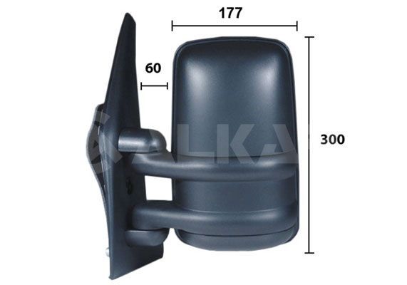 Alkar 9264902 - Spätné zrkadlo -