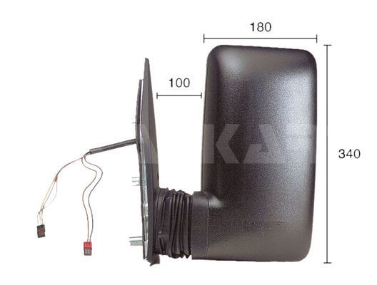 Alkar 9227977 - Spätné zrkadlo -